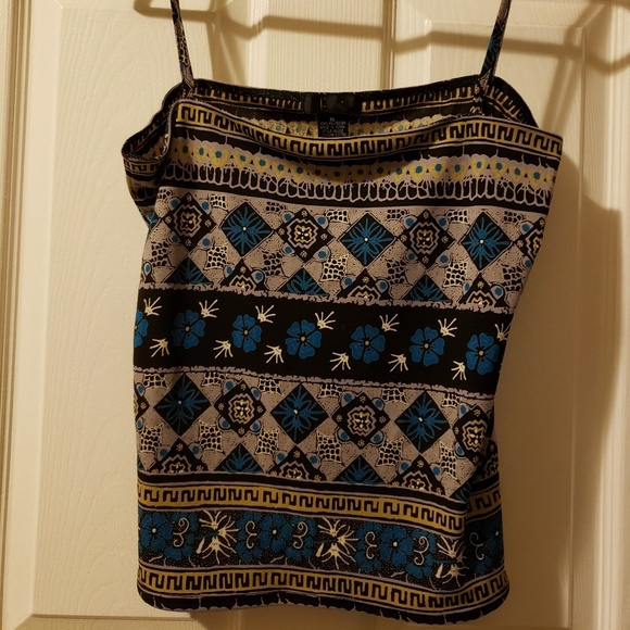 Frenchi Tops - Frenchi Boho Print Tank Top